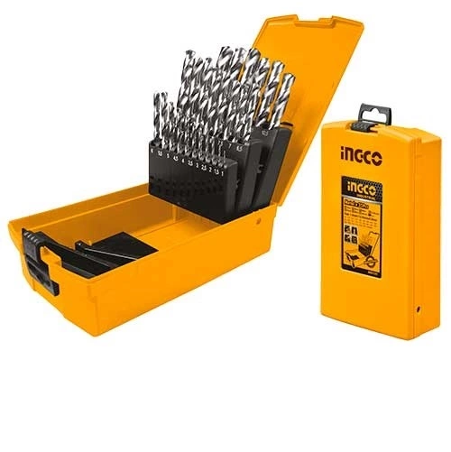 INGCO, Dəmir sverlo dəsti 1-13mm, 25 parça, AKD1251