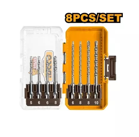 INGCO, SDS Plus Sverlo dəsti, 8 ədədli, AKDL11806