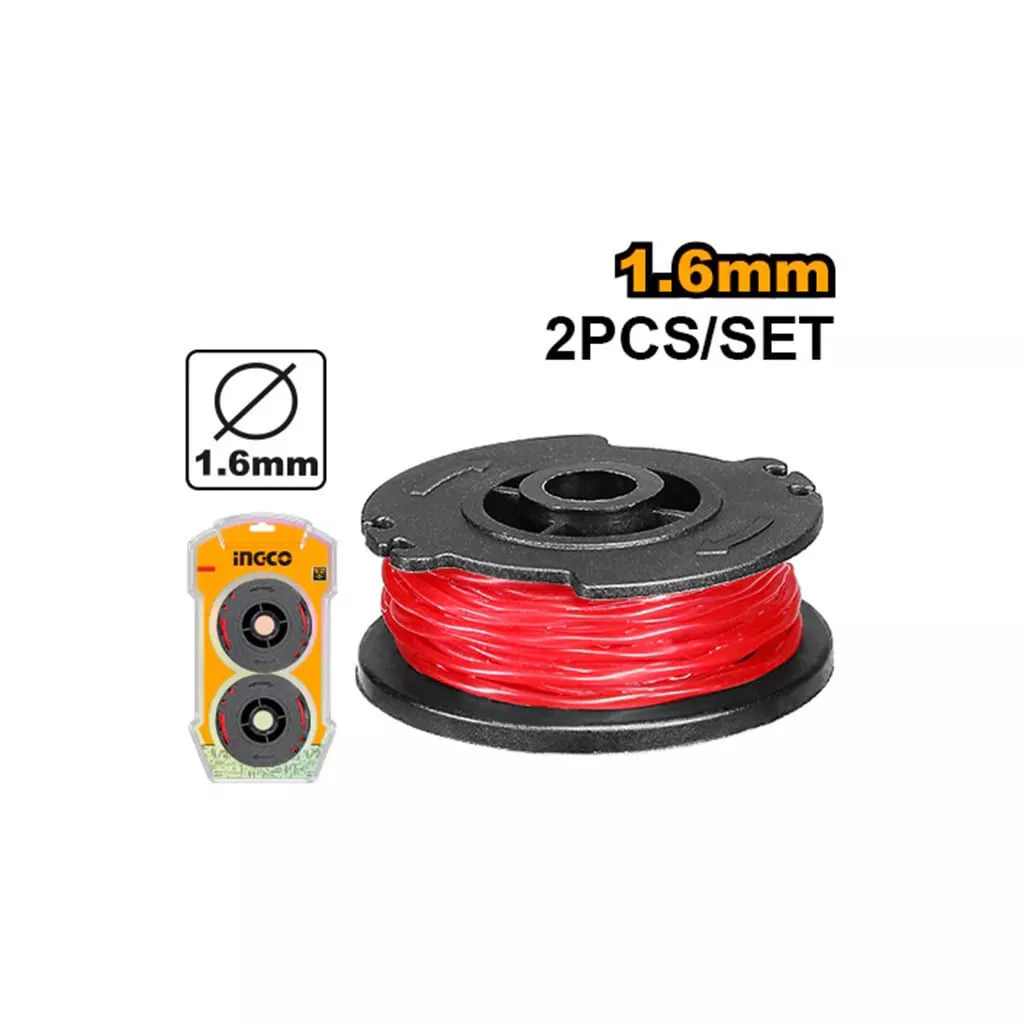 INGCO Qazonbiçən (Trimmer) üçün kəsici sap (leska), Ø1.6mm, 5m, ALS1601