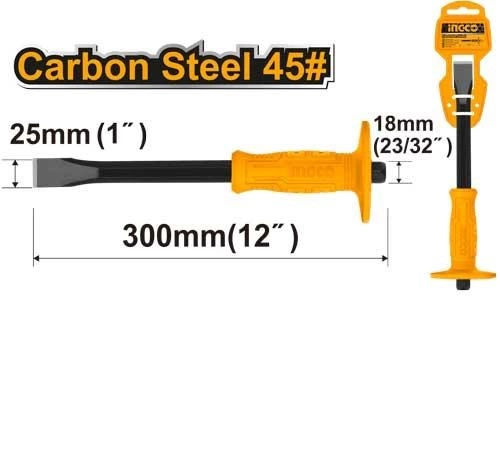 INGCO Zubil 24x300mm yastı ağız, HCCL082412