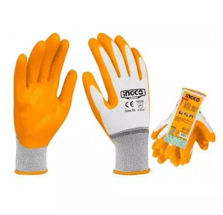 INGCO Nitril Əlcək Yağa Davamlı, XL, HGNG04