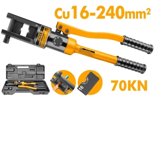 INGCO Hidravlik Kabel Ucluğu Sıxan, 16–240mm², HHCT01240