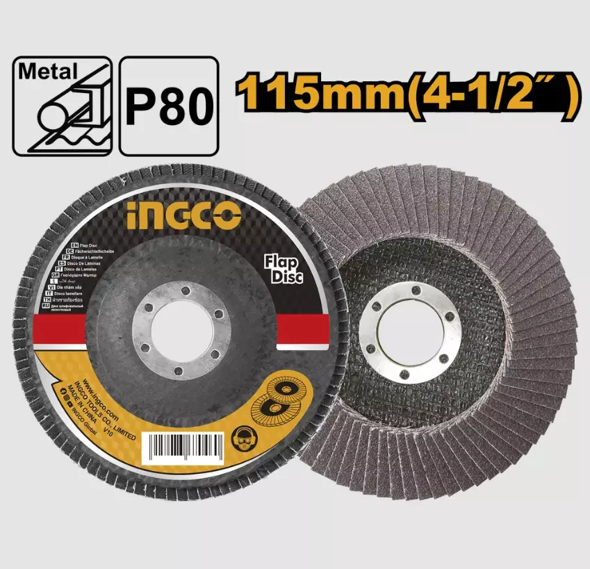 INGCO Cilalama diski 115mm P80,  FD1153