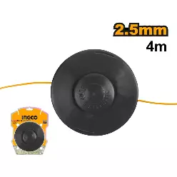 INGCO Qazonbiçən (Trimmer) üçün kəsici sap (leska), Ø2.4 mm × 4 m, ALS25405