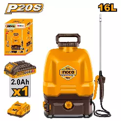 INGCO Akkumulyatorlu çiyinə taxılan dərman səpən 16L, CSPLI20162
