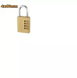 INGCO Asma qıfıl 40mm 4 şifrəli, DBCK0404