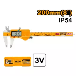 INGCO Rəqəmsal Ştrengel IP54, 0-200mm, HDCD28200