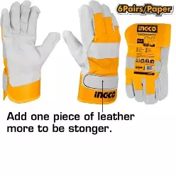 INGCO Dəri Əlcək İnek Dərisi, 10.5", HGVC01