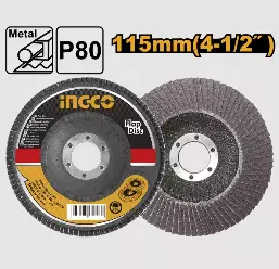 INGCO Cilalama diski 115mm P80,  FD1153